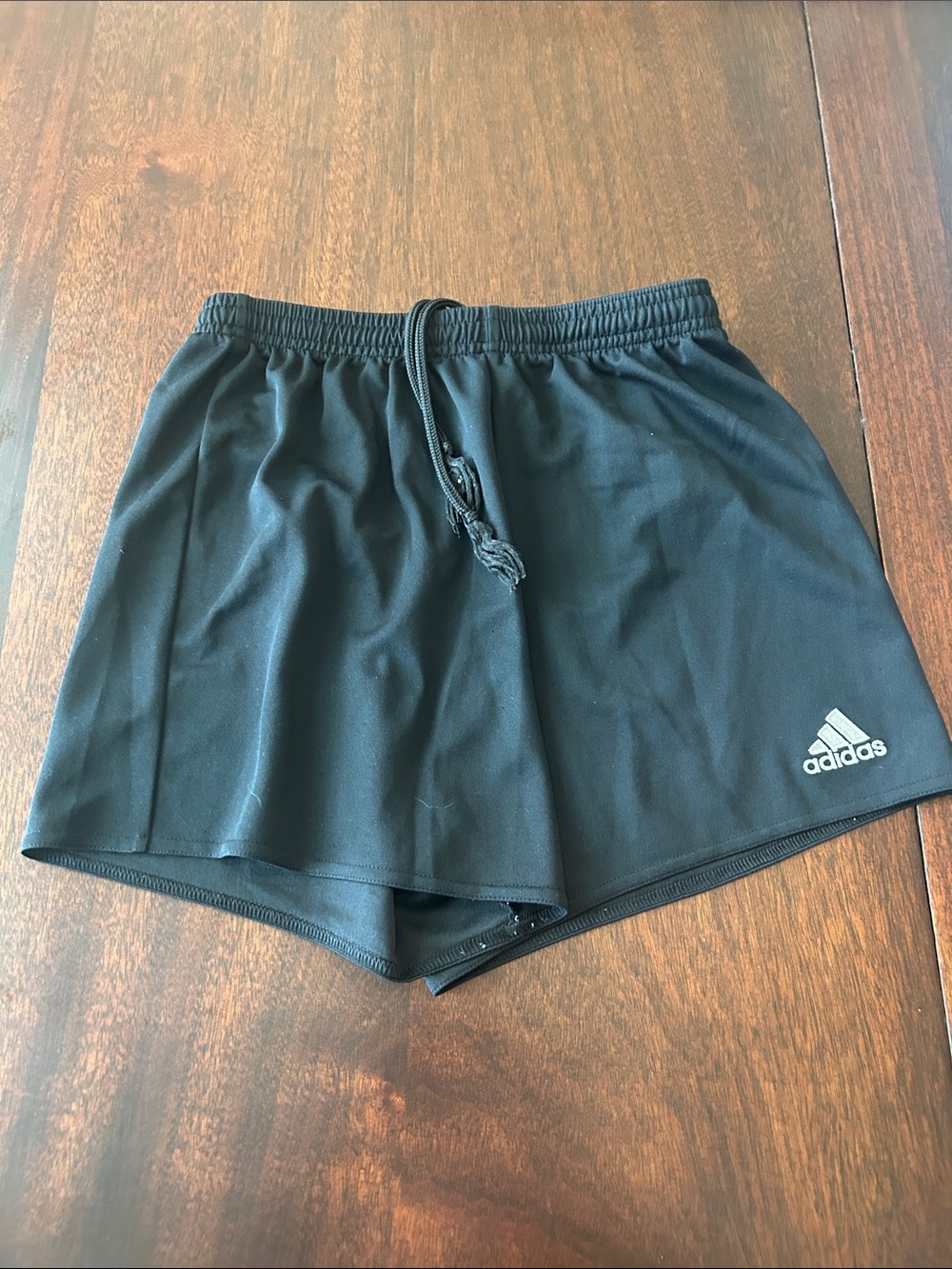 adidas Women's Black Athletic Shorts with Drawstring